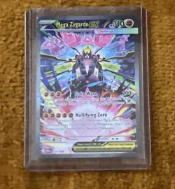 Pokemon TCG Mega Zygarde EX Full Art 120/088 310 HP Holo Card English - Image 1