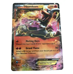 The Pokemon Company Houndoom EX 21/162 Breakthrough Holo Ultra Rare 170 HP Eng - Image 1