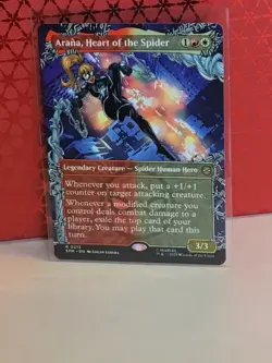Arana, Heart of the Spider (Borderless) - #0213 - Marvel's Spider-Man MTG - NP - Image 1