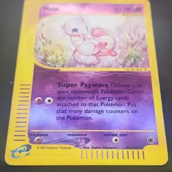 Nintendo Pokemon TCG Mew 55/165 Expedition Holo e-Reader 2002 - Image 2
