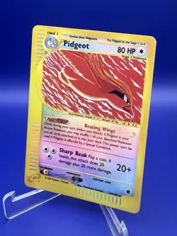 Pokemon 2002 Expedition Base Set Pidgeot Reverse Holo Rare 23/165 - Image 2