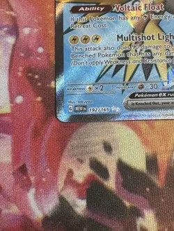 Pokemon Zapdos ex 192/165 Scarlet & Violet 151 Holo 200 HP ENG - Image 2