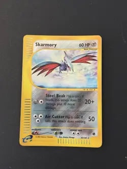 Skarmory Expedition 63/165 Reverse Holo LP Pokemon Card - Image 1