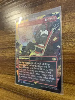 MTG✨TRIPLE TRIAD Woodblock Brdless FOIL✨FIN Final Fantasy MINT RARE Unplayed ! - Image 4