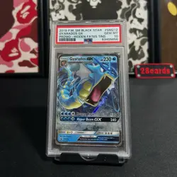 Gyarados GX Black Star SM212 Promo PSA 10 Hidden Fates Tins Pokemon Card 2019 - Image 1