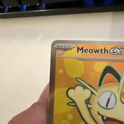 Meowth ex 107/088 Ultra Rare Perfect Order Pokemon Holo NM - Image 3