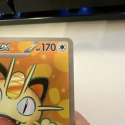 Meowth ex 107/088 Ultra Rare Perfect Order Pokemon Holo NM - Image 4