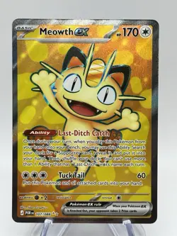 Meowth ex Ultra Rare 107/088 POR ME03: Perfect Order NM - Pokemon TCG - Image 1