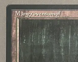 MTG Dual Land Bayou German Black Border FBB Revised Mangrovensumpf Magic - Image 3