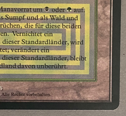 MTG Dual Land Bayou German Black Border FBB Revised Mangrovensumpf Magic - Image 5