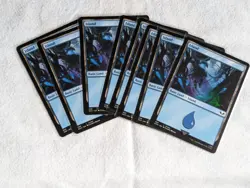 Island x8 - Magic the Gathering, MtG, Warhammer 40k, Used, Single - Image 1
