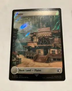 MTG Final Fantasy - Basic Land Set - FULL ART - SURGE FOIL - Image 3