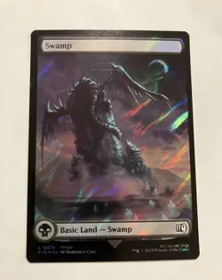 MTG Final Fantasy - Basic Land Set - FULL ART - SURGE FOIL - Image 4