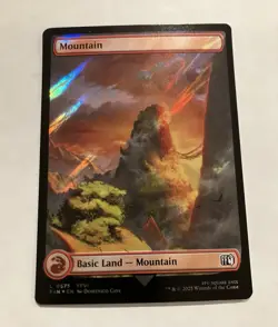 MTG Final Fantasy - Basic Land Set - FULL ART - SURGE FOIL - Image 5