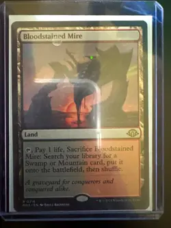 Magic: The Gathering MTG Bloodstained Mire MH3 Rare Regular 0216 EN 2024 Land - Image 1