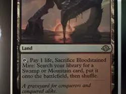 Magic: The Gathering MTG Bloodstained Mire MH3 Rare Regular 0216 EN 2024 Land - Image 4