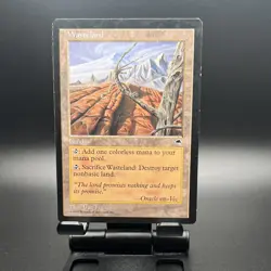 Wizards of the Coast MTG Wasteland Tempest Uncommon Regular Land 1997 EN 330 - Image 1