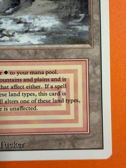 **Plateau** MTG Magic NM/LP - Revised (1994) - Reserved List - Dual Land - Image 4