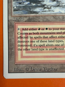 **Plateau** MTG Magic NM/LP - Revised (1994) - Reserved List - Dual Land - Image 5