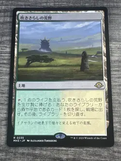MTG Windswept Heath Modern Horizons 3 Rare Land NM Japanese - Image 1