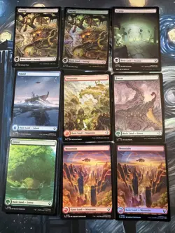 Full Art Basic Land MTG Magic Lot of 25. Foils And Normals. Avatar lorwyn - Image 2