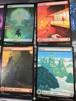 Full Art Basic Land MTG Magic Lot of 25. Foils And Normals. Avatar lorwyn - Image 5