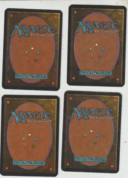 Lot x4 cartes ALPHA Island Plains Forest Swamp MAGIC MTG ENGLISH 1993 EX-NM - Image 2
