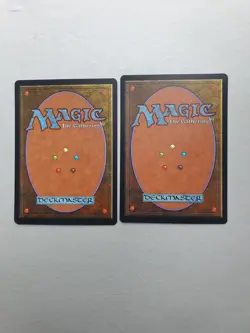 Swamp x2 , MTG Mirage (1996) Basic Land NM - Image 2