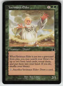 Yavimaya Elder 124 Common Urza's Destiny Magic: The Gathering Near Mint - Image 1