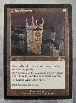 Grim Monolith Urza's Legacy Regular Magic The Gathering LP - Image 1
