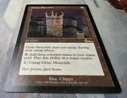 Grim Monolith Urza's Legacy Regular Magic The Gathering LP - Image 5