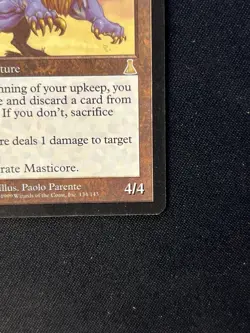 Masticore Urza's Destiny Rare Artifact MTG Magic The Gathering - Image 4