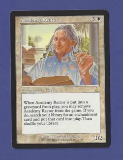 1999 Magic the Gathering - Academy Rector - Urza's Destiny MTG - Image 1