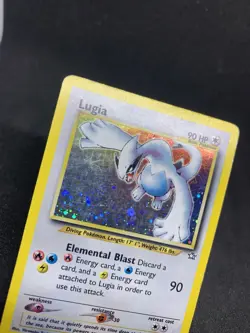 Pokemon TCG Lugia Neo Genesis Holo Card 9/111 Unlimited Rare, LP Condition - Image 2
