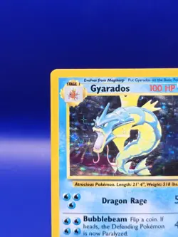 Gyarados 6/102 Holo Rare Base Set UK 4th Print 1999-2000 Pokemon Card TCG WOTC - Image 4