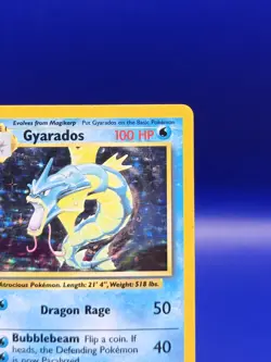 Gyarados 6/102 Holo Rare Base Set UK 4th Print 1999-2000 Pokemon Card TCG WOTC - Image 5
