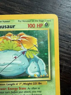 1995 Venusaur Holo Rare Pokemon Card TCG Base Set 15/102 MP - Image 4