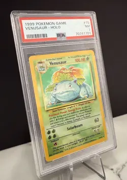PSA 7 1999 Pokemon TCG Base Set Venusaur Holo 15/102 - Image 2