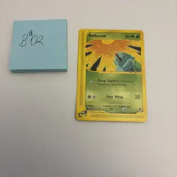 BULBASAUR 95/165 Expedition NON-HOLO E-Series / E-Reader Pokemon TCG card - Image 1