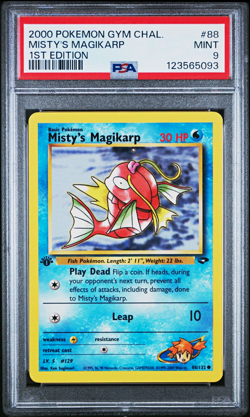 Pokemon TCG Misty's Magikarp Gym Challenge 1st Edition 88/132 PSA 9 2000 - Image 1