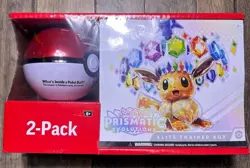 Pokemon TCG Sams Club's Prismatic Evolutions ETB And Pokeball Bundle NEW SEALED - Image 2