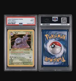 Pokemon Fossil 1st Edition - Muk 13/62 Holo Rare PSA 9 MINT - Image 4