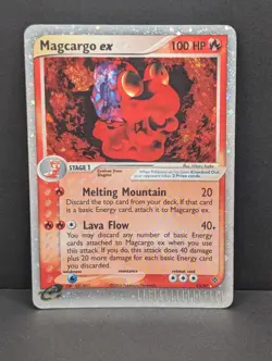 Magcargo ex 95/97 Dragon Holo Ultra Rare Pokemon TCG Nintendo MP - Image 1