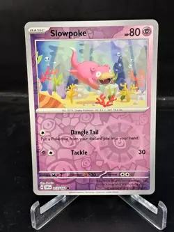 Slowpoke 057/142 Reverse Holo | Scarlet & Violet Stellar Crown | Pokemon Card - Image 1