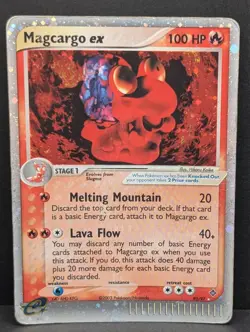 Magcargo ex 95/97 Dragon Holo Ultra Rare Pokemon TCG Nintendo HP - Image 1