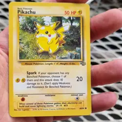 Pokemon TCG Pikachu 60/64 Jungle 50 HP English Regular Common Unlimited 1999 - Image 1