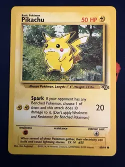 Pokemon TCG Pikachu Jungle 60/64 Regular Unlimited Common - Image 1