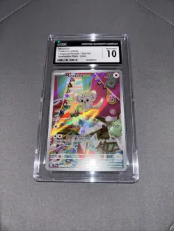 Pokemon TCG Minccino 182/162 Temporal Forces CGC Gem Mint 10 - Image 1