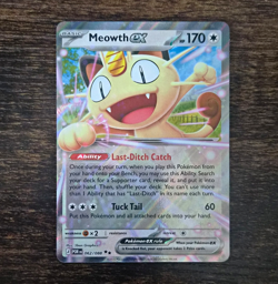 Pokemon TCG English Meowth ex 062/088 Double Rare POR Perfect Order - Image 1