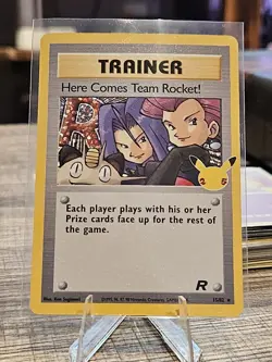 Pokemon Celebrations Here Comes Team Rocket! 15/82 Classic Collection Pack Fresh - Image 1